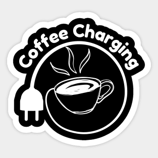 Coffee Charging - Lovecoffee Sticker